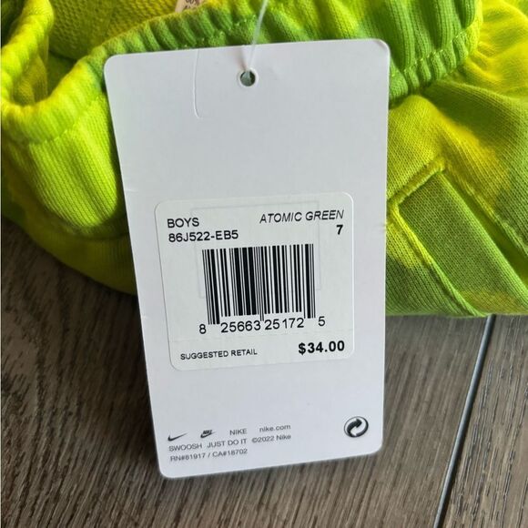 Nike Kids Yellow Tie-Dye Shorts - Picture 4 of 4